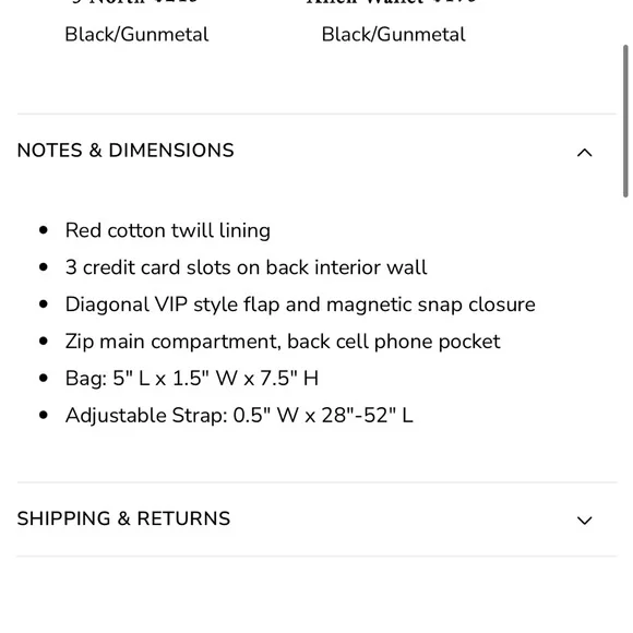 Hammitt VIP Mobile Black Leather Crossbody Bag - Picture 15 of 15